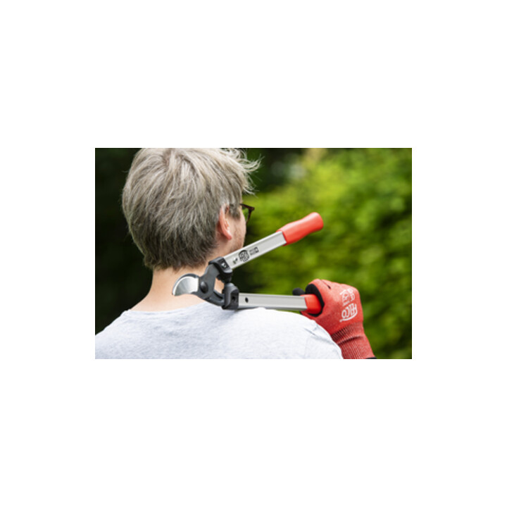 FELCO Zweihand-Astschere mit 40 cm Gesamtlänge - Ziehender Schneidkopf