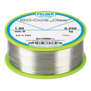 Felder Lötdraht ISO-Core® Clear 2mm 100g Sn100Ni+