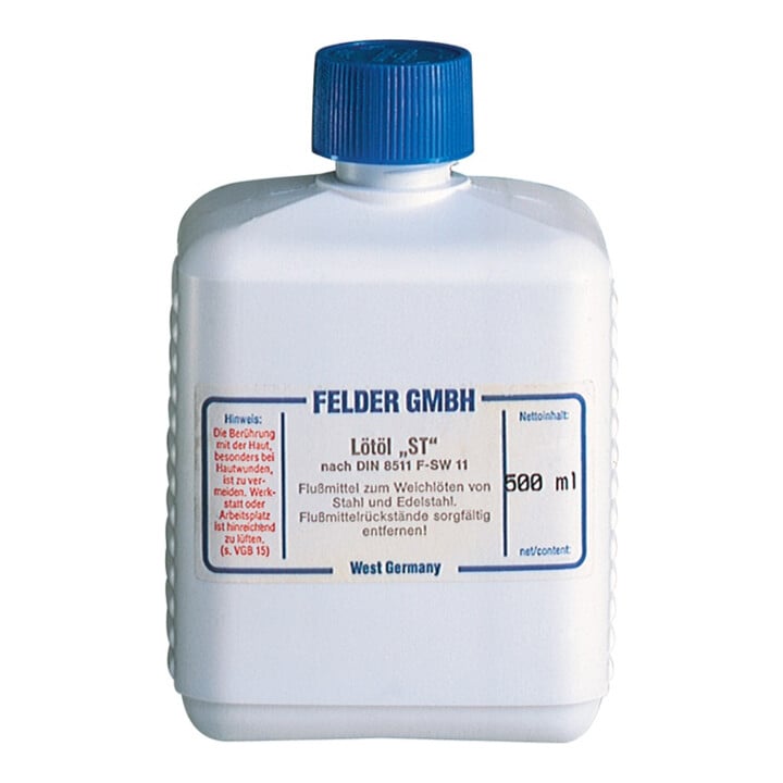 Felder Lötöl ST 500 ml Flasche DIN/EN29454-1