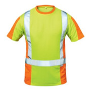 Feldtmann Warnschutz T-Shirt Utrecht Gr.S gelb/orange 75% PES/25% CO FELDTMANN