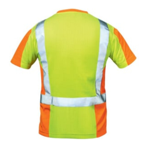 Feldtmann Warnschutz T-Shirt Utrecht Gr.S gelb/orange 75% PES/25% CO FELDTMANN