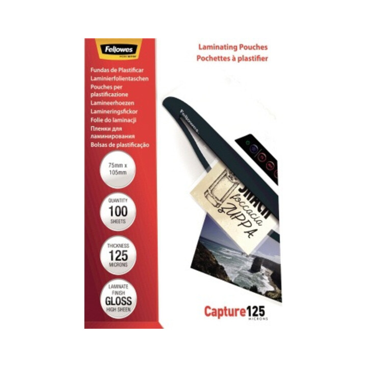 Fellowes Laminierfolie Capture 125 5306901 105x75mm 100 St./Pack.