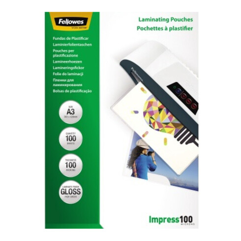 Fellowes Laminierfolie Impress 100 5351205 DIN A3 tr 100 St./Pack.