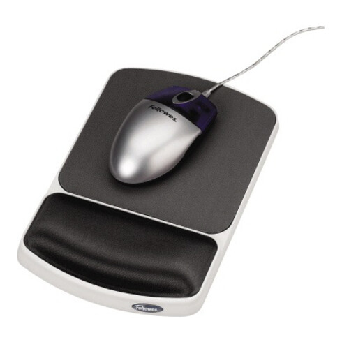 Fellowes Mauspad Gel 91741 Handgelenkauflage graphit/hellgrau