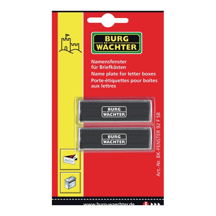 Fenêtre Burg-Wächter pour boîte aux lettres BK 92 F SB