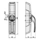 Fensterantrieb HomeTec Pro FCA3000S f.1-flüglige FT silber versch.-schl.ABUS-4
