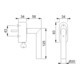 Fenstergriff Ams.E1400Z/US950S VA F69 37mm Secustik®/abschl.-4