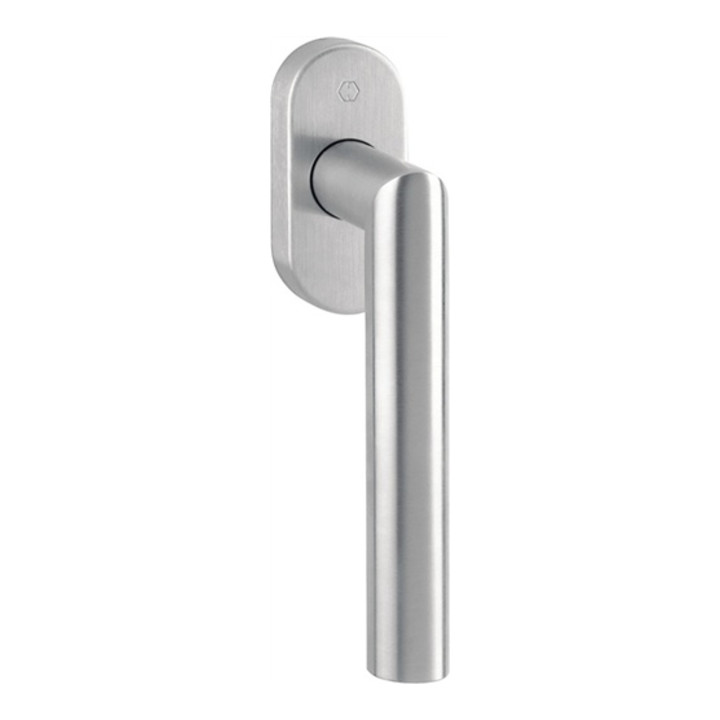 Fenstergriff Amsterdam E0400/US956 7mm Vollstift Länge 35mm Edelstahl matt