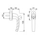 Fenstergriff Atlanta 0530S/US952 Alu.F9016/verkehrsweiß 32-42mm abschl.HOPPE-3