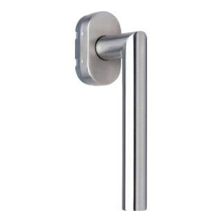 Fenstergriff VA Edelstahl 20-40mm Gehrungsform DENI
