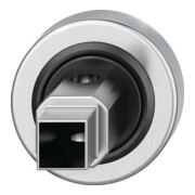 Fenstergriffadapter 34 0000 71101 Alu.F1/naturf.24-38mm m.Rastung FSB-1