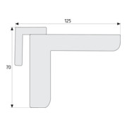 ABUS Ferme-porte 2603 W-3