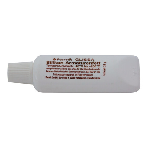 Fermit Glissa Silikon- Armaturenfett 60 g Tube