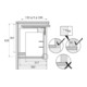 Ferrure de pivotement intérieur Lift Up, épaisseur d'abattant 18 / 19 mm Hettich-2