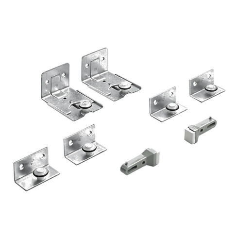 Ferrure de porte coulissante Hettich STB 11 3 portes set complet DIN L/R
