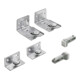 Ferrure de porte coulissante Hettich STB 11 Kit complet 2 portes DIN L/R-1