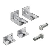 Ferrure de porte coulissante Hettich STB 11 Kit complet 2 portes DIN L/R-1