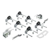Ferrure de porte coulissante Hettich Top Line 1 Ensemble complet 3 portes 50kg DIN L/R-1