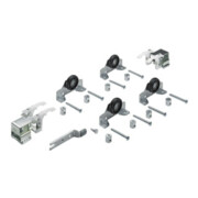 Ferrure de porte coulissante Hettich Top Line 1 Kit complet 2 portes 50kg DIN L/R
