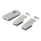 Ferrure de porte en verre STUDIO Classic LM LM Dark Niro UV DIN L/R-1