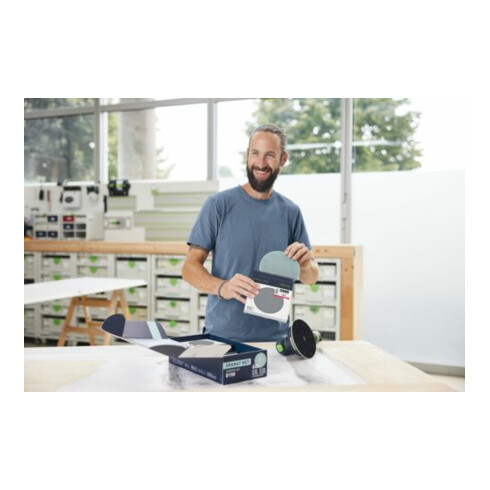 Festool Abrasif en maille Granat Net D150 GR NET-Set