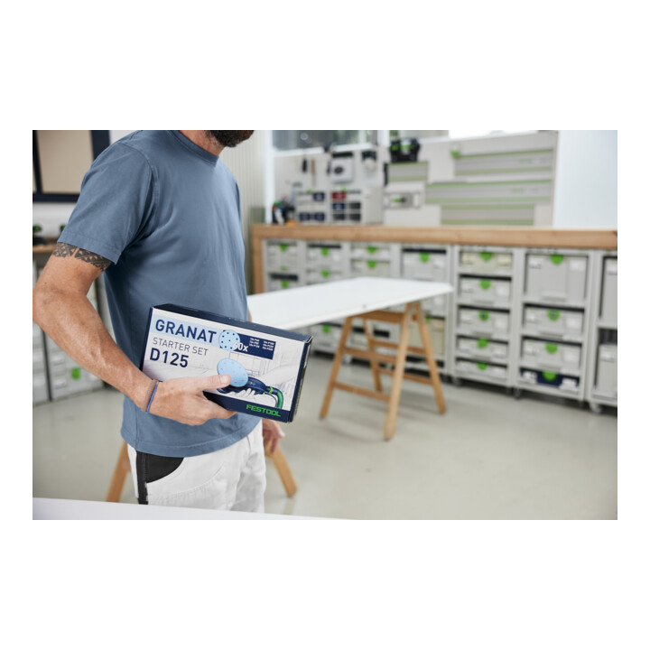 Festool Abrasifs Granat D125 Ensemble GR