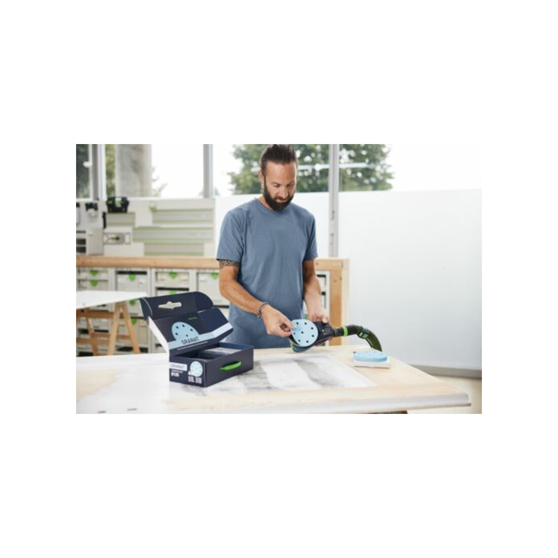 Festool Abrasifs Granat D125 Ensemble GR