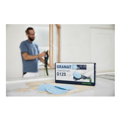 Festool Abrasifs Granat D125 Ensemble GR
