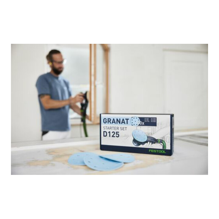 Festool Abrasifs Granat D125 Ensemble GR