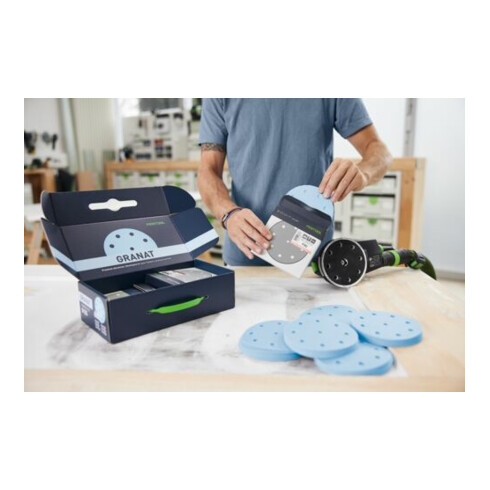 Festool Abrasifs Granat D125 Ensemble GR