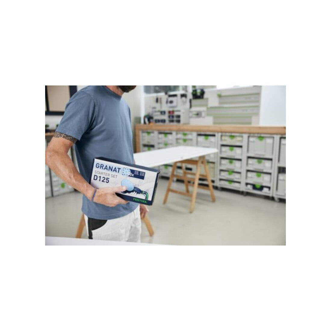 Festool Abrasifs Granat D125 Ensemble GR