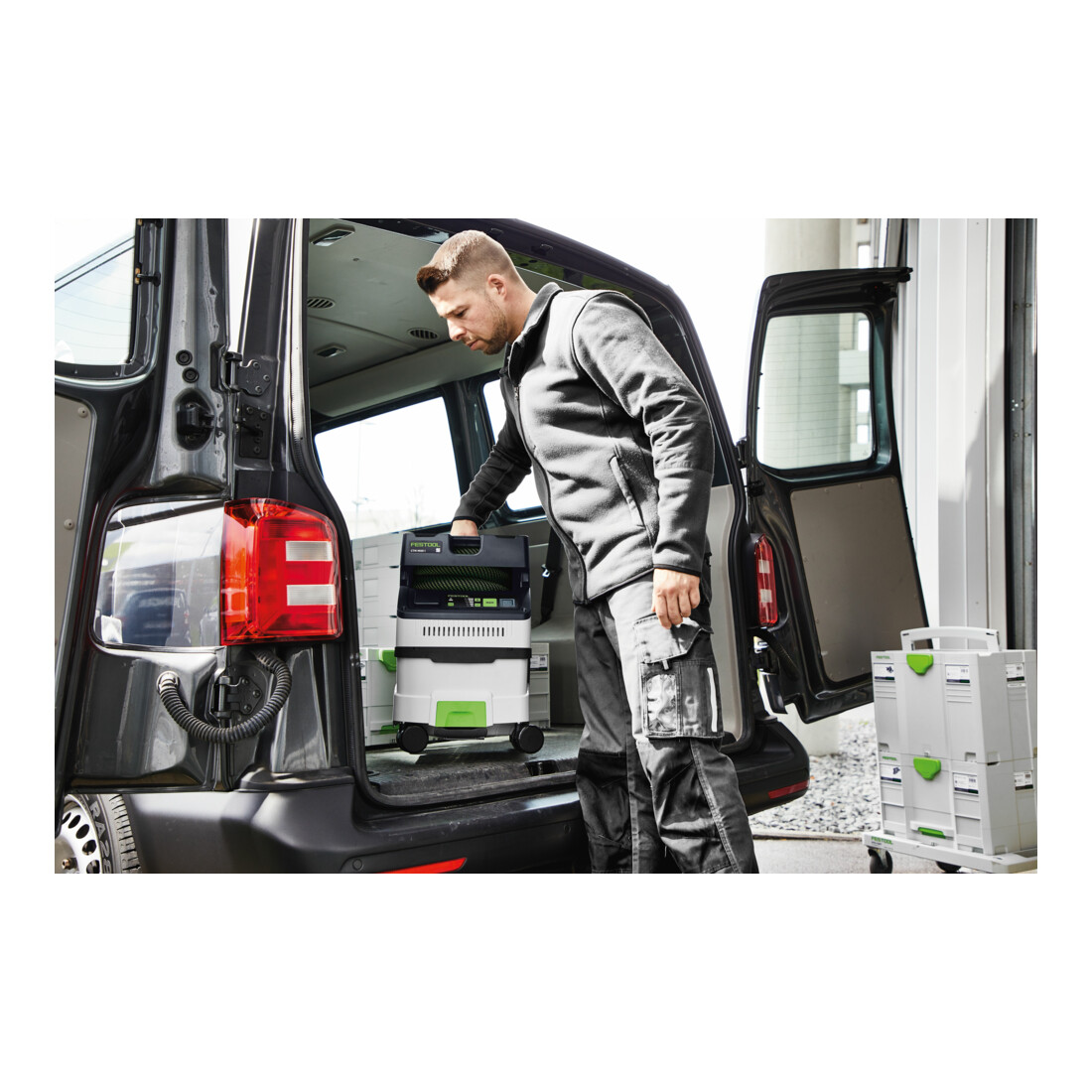 Festool Absaugmobil CLEANTEC CTL MIDI I, 350 – 1200 W, 3700 l/min