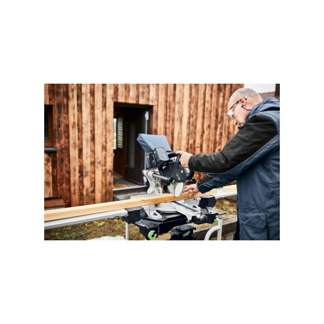 Festool Accu-afkortzaag KSC 60 EB-Basic KAPEX