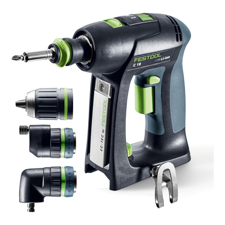 Festool Accu-boor-/schroefmachine C 18 Basic-set