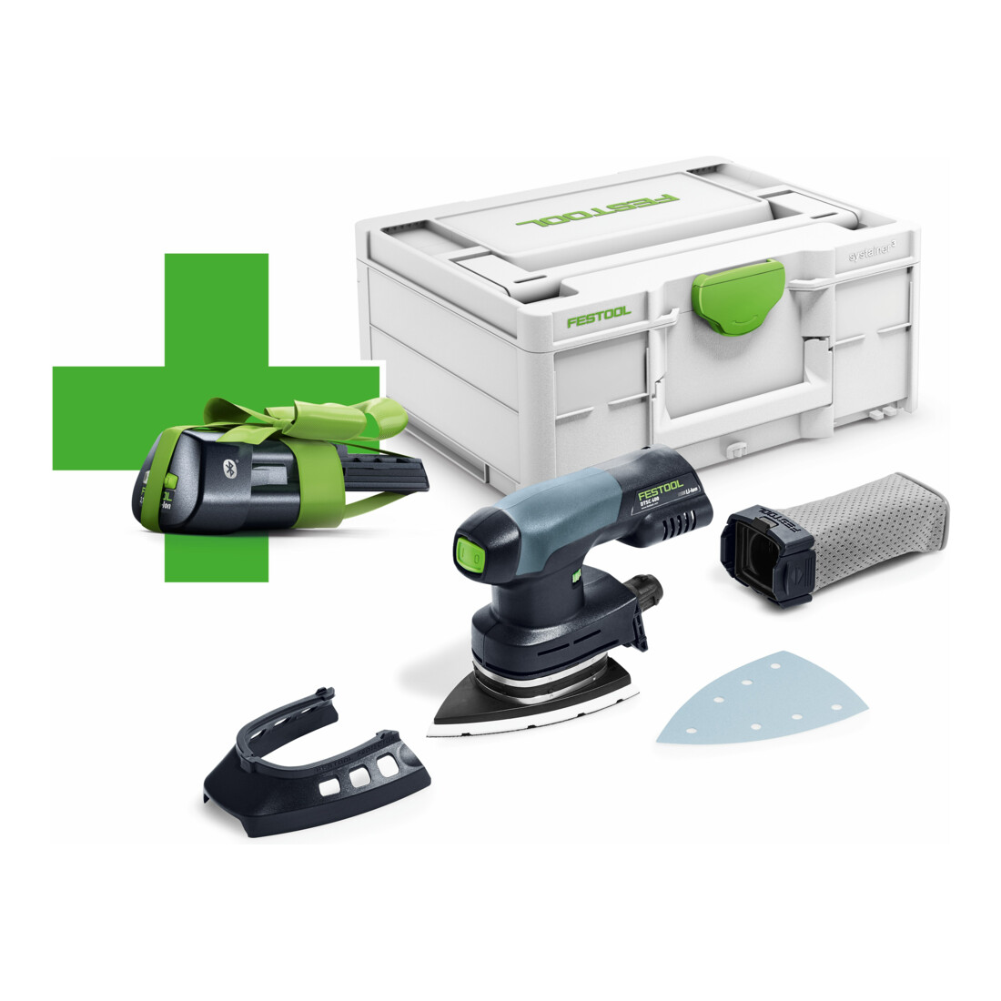 Festool Accu-deltaschuurmachine DTSC 400-Basic-ERGO