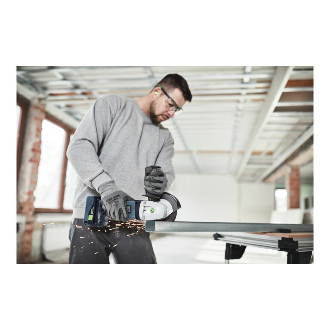 Festool Accu-haakse slijper AGC 18-125 EB-Basic