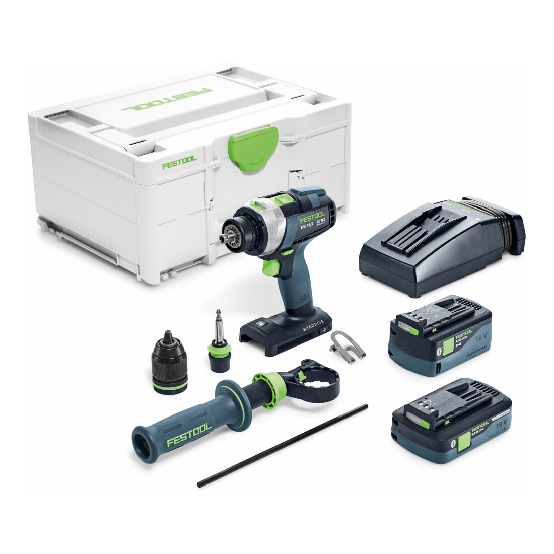 Festool Accu-klopboormachines TPC 18/4 5,2/4,0 I-Plus QUADRIVE