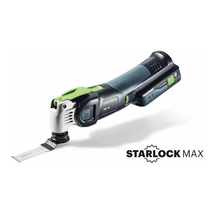 Festool Accu-oscillerende machine OSC 18 HPC 4,0 EI-Set VECTURO