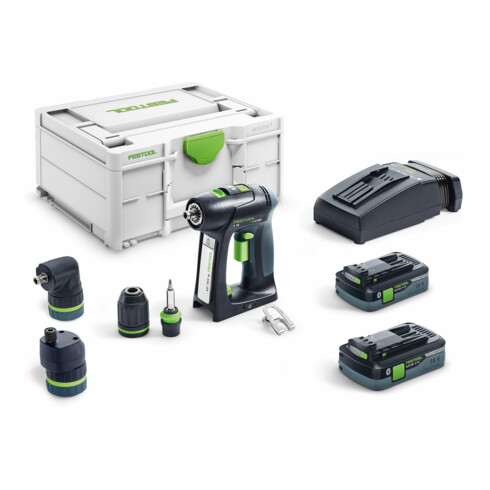 Festool Accu-schroefboormachine C 18 HPC 4,0 I-Set