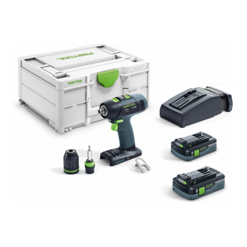 Festool Accu-schroefboormachine T 18+3 HPC 4,0 I-Plus