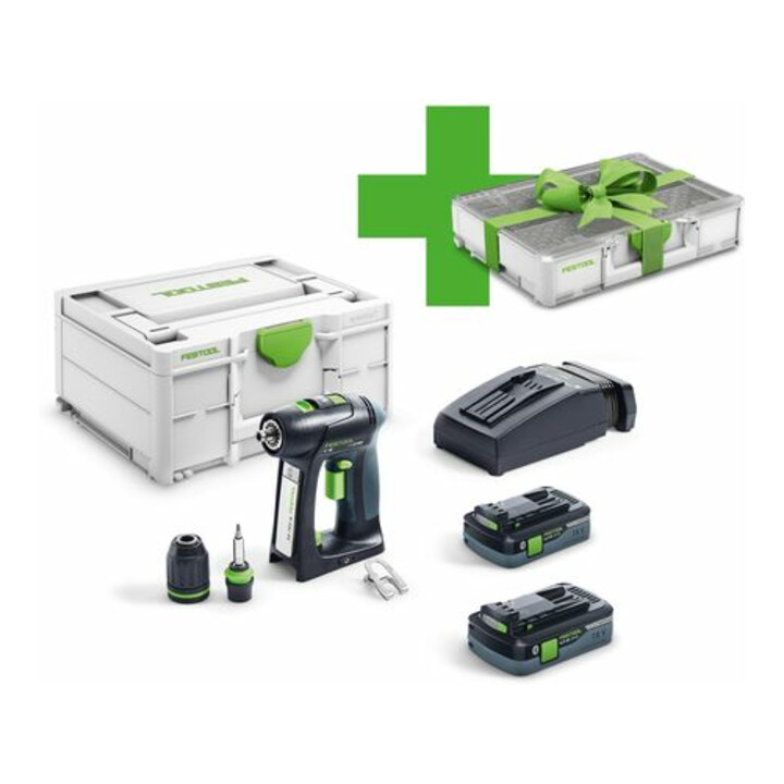 Festool accuboormachine C 18 HPC 4.0 I-Plus Organizer Edition