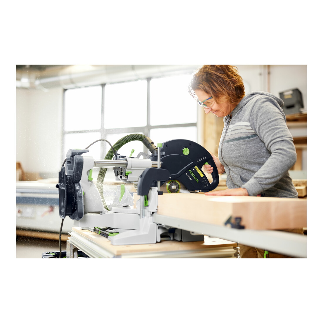 Festool Afkortzaag KS 120 REB-Set-MFT KAPEX