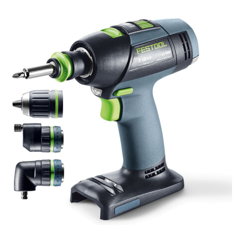 Festool Akku-Bohrschrauber T18+3 Basic-Set