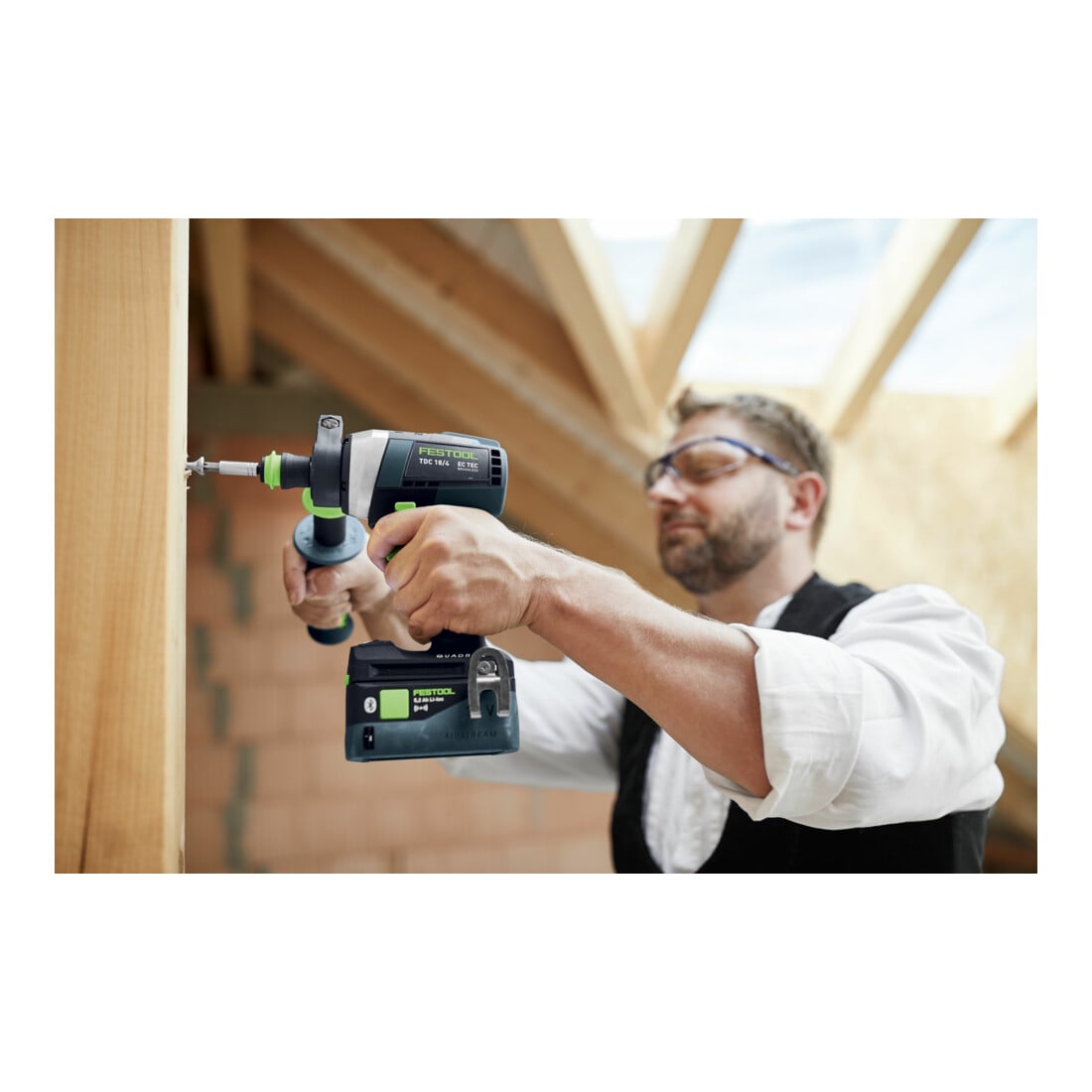 Festool Akku-Bohrschrauber TDC 18/4 I-Basic QUADRIVE