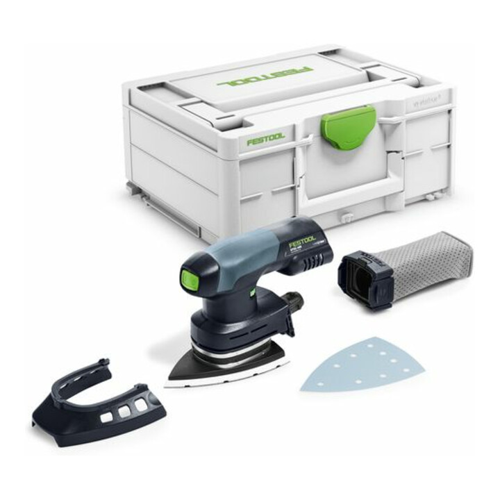 Set Festool Akku-Deltaschleifer DTSC 400-Basic + Schnellladegerät TCL 6