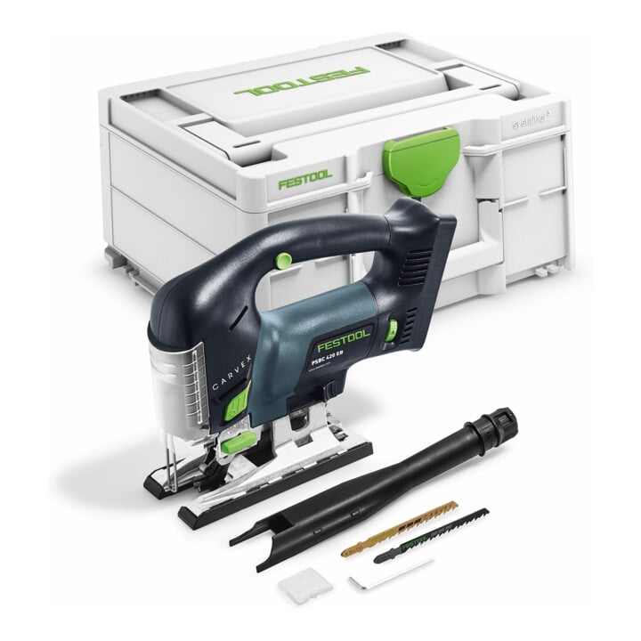 Set Festool Akku-Pendelstichsäge PSBC 420 EB-Basic CARVEX + Schnellladegerät TCL 6