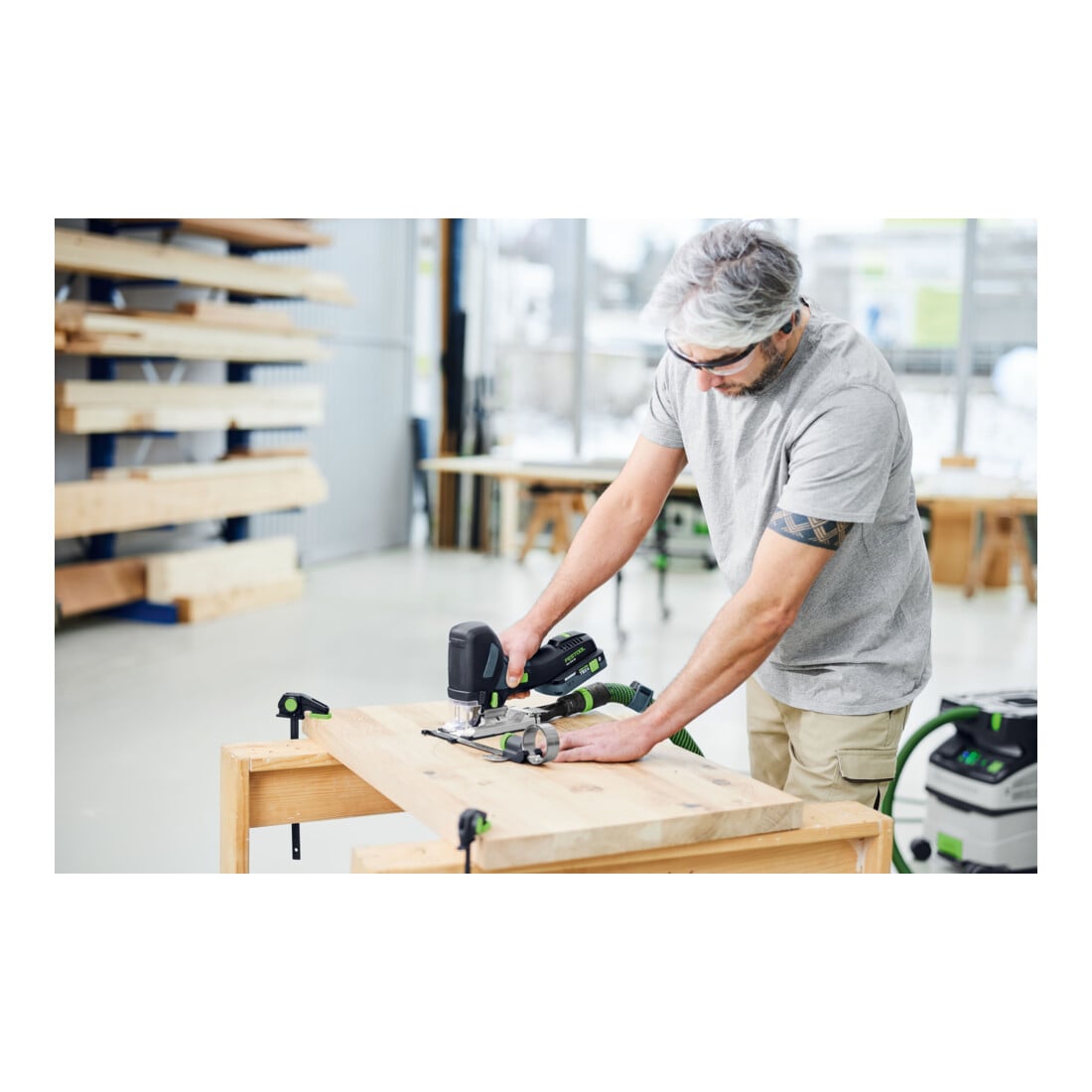 Festool Akku-Pendelstichsäge PSC 500 EB-Basic
