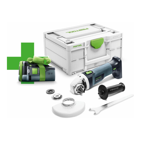 Festool Akku-Winkelschleifer AGC 18-125 EB-Basic-5 (Gratis Akku Aktion)