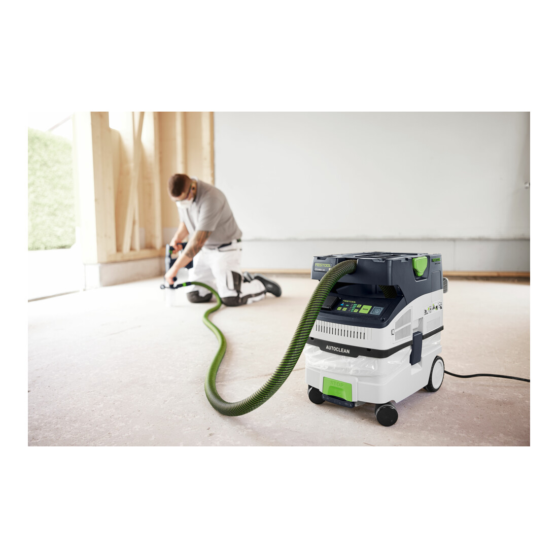 Festool Aspirateur mobile CLEANTEC CTH MIDI I AC, 350 – 1200 W, 3700 l/min