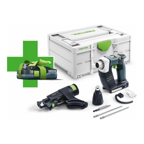 Festool Avvitatore a batteria per cartongesso DWC 18-4500-Basic-4,0 DURADRIVE